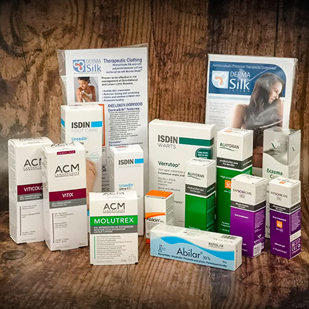 Photo of products supplied by Espere healthcare in the UK 